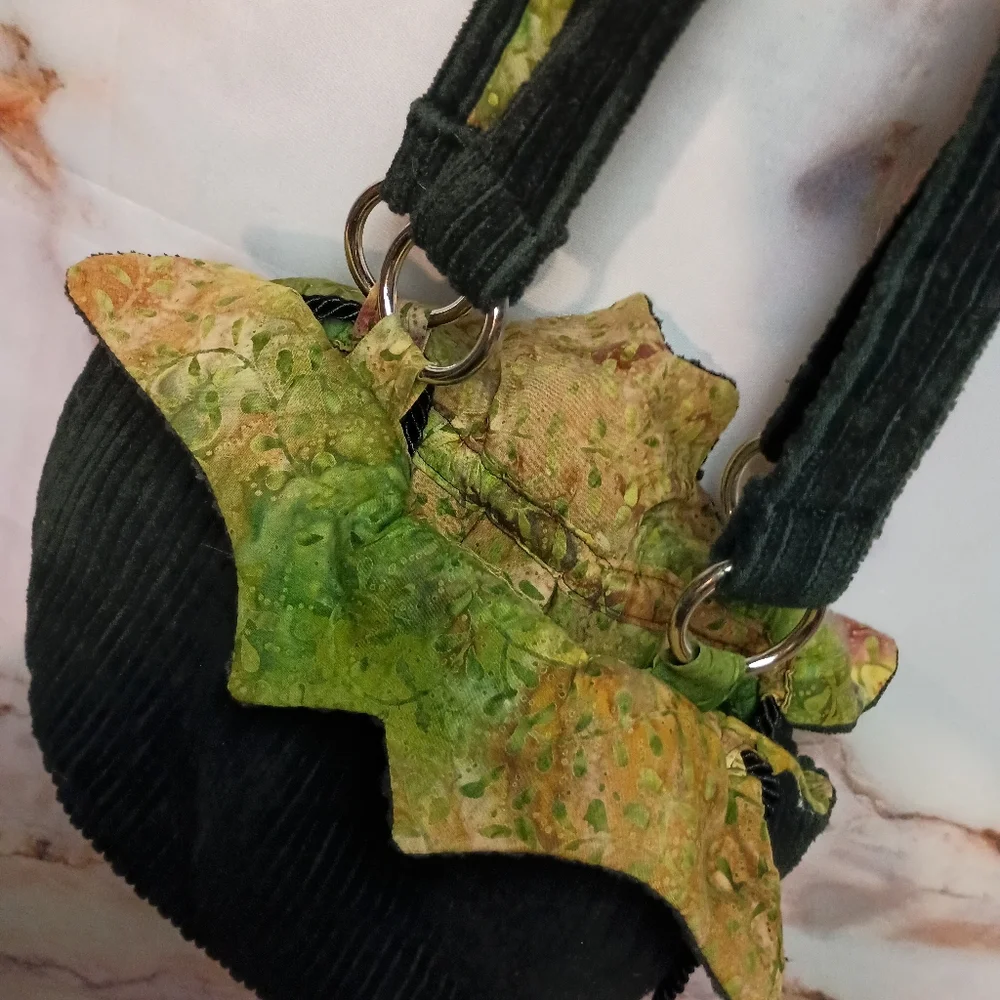 Small Boho Leafy Handbag - Picture 3 of 6